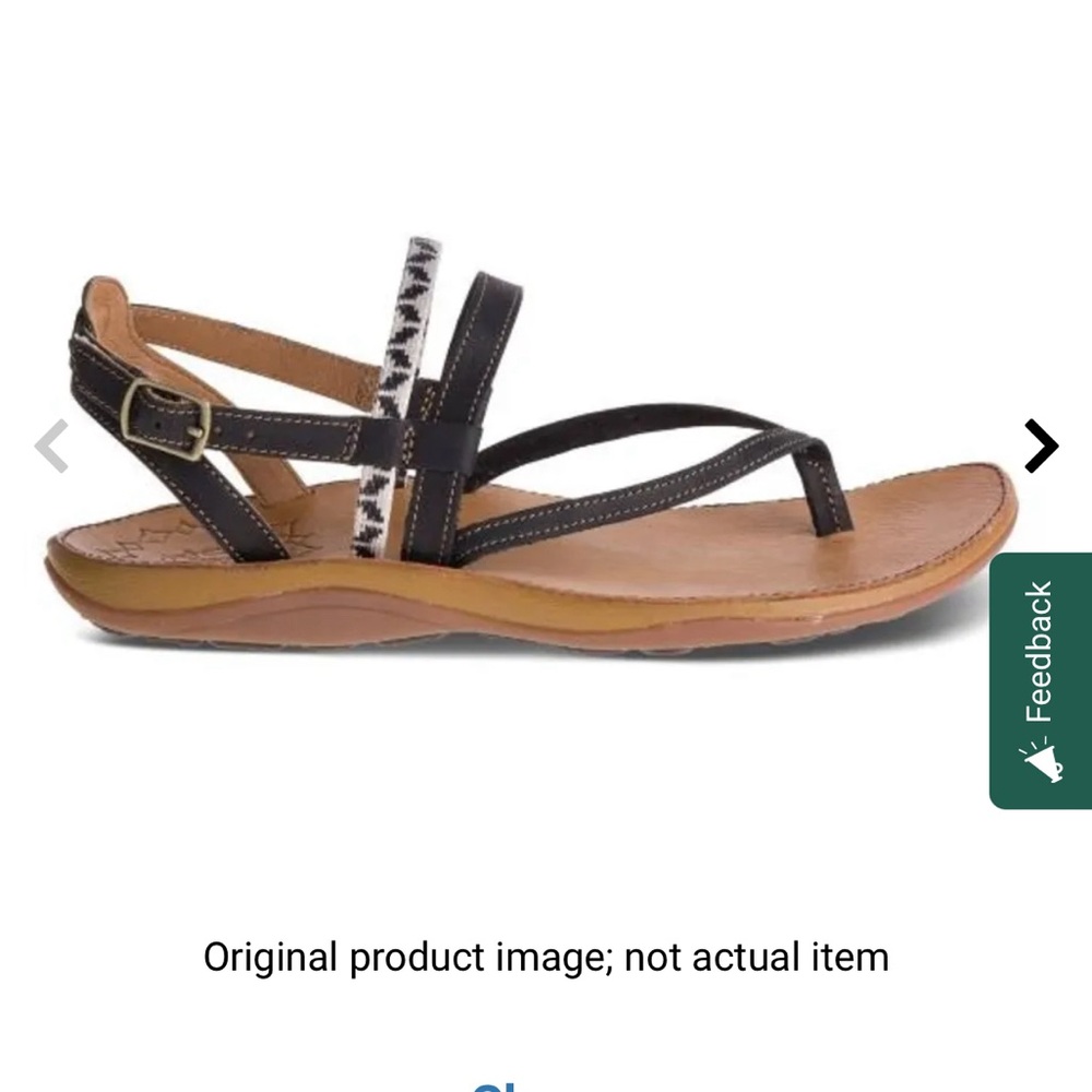 Chaco Loveland J106442 Dolman
Black Buckle Strap Strappy Thong..